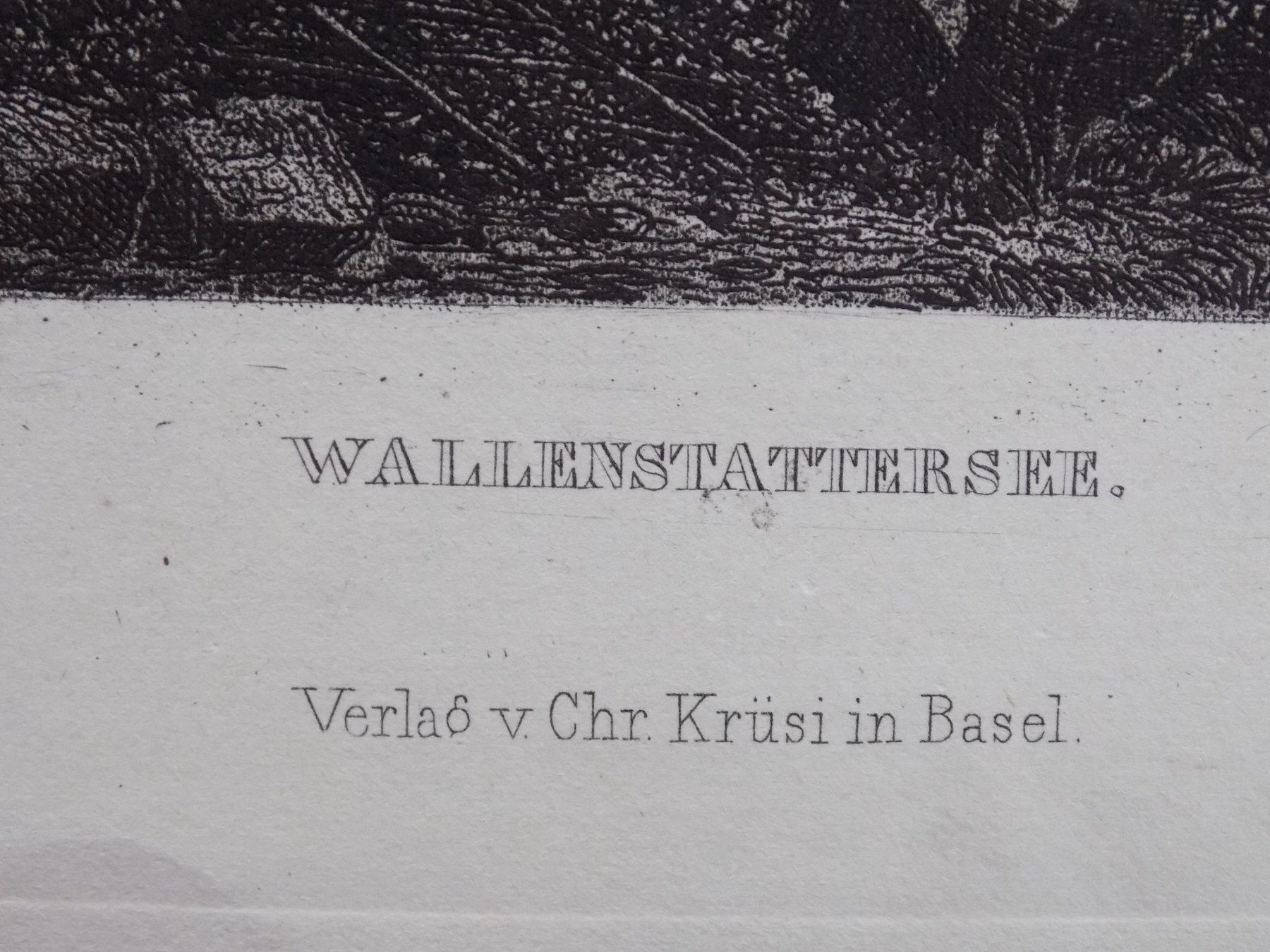 Stiche: Walensee Aquatinta Krüsi Verlag – Gebraucht aus Risch von Rischli15 2
