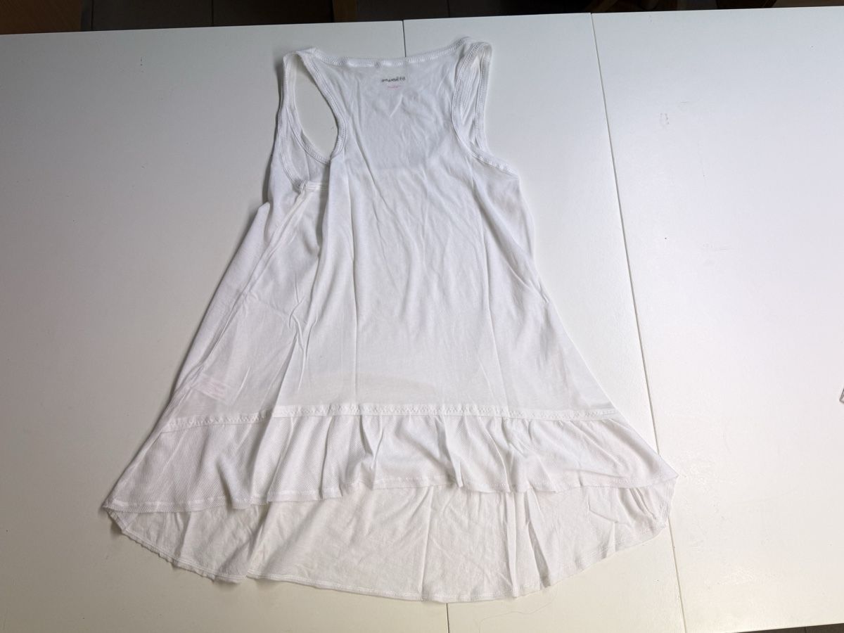 Top: Weisses basic Sommer Top von 81 Hours, Grösse M – Usato da Suhr venduto da tin_hgc6 1