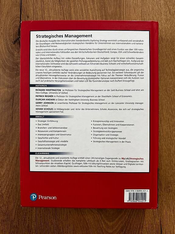 Livres: Strategisches Management – D'occasion à St. Gallen par farahmah 2