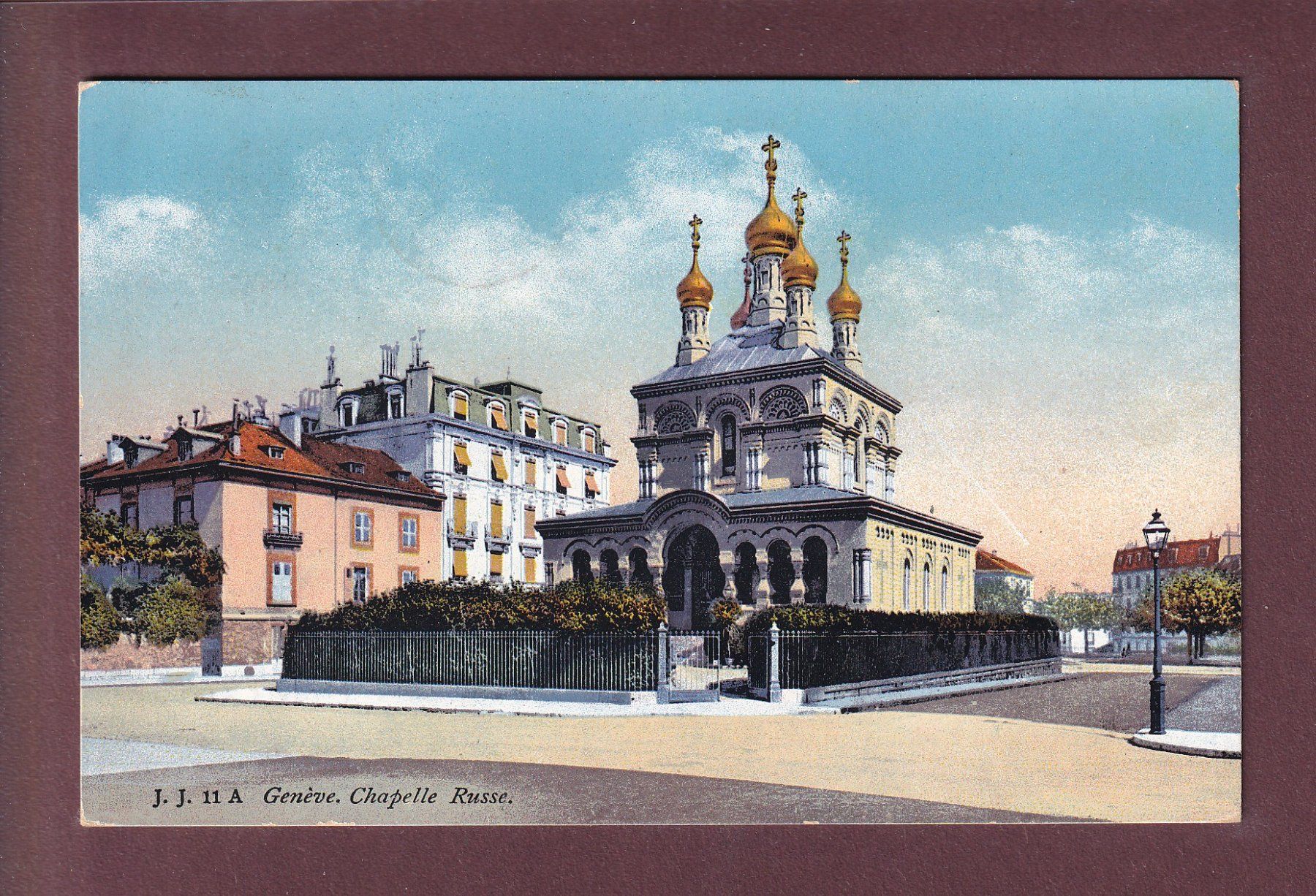 Cartes postales: GENEVE - Chapelle russe - 1913 – D'occasion à Pully par nicecards