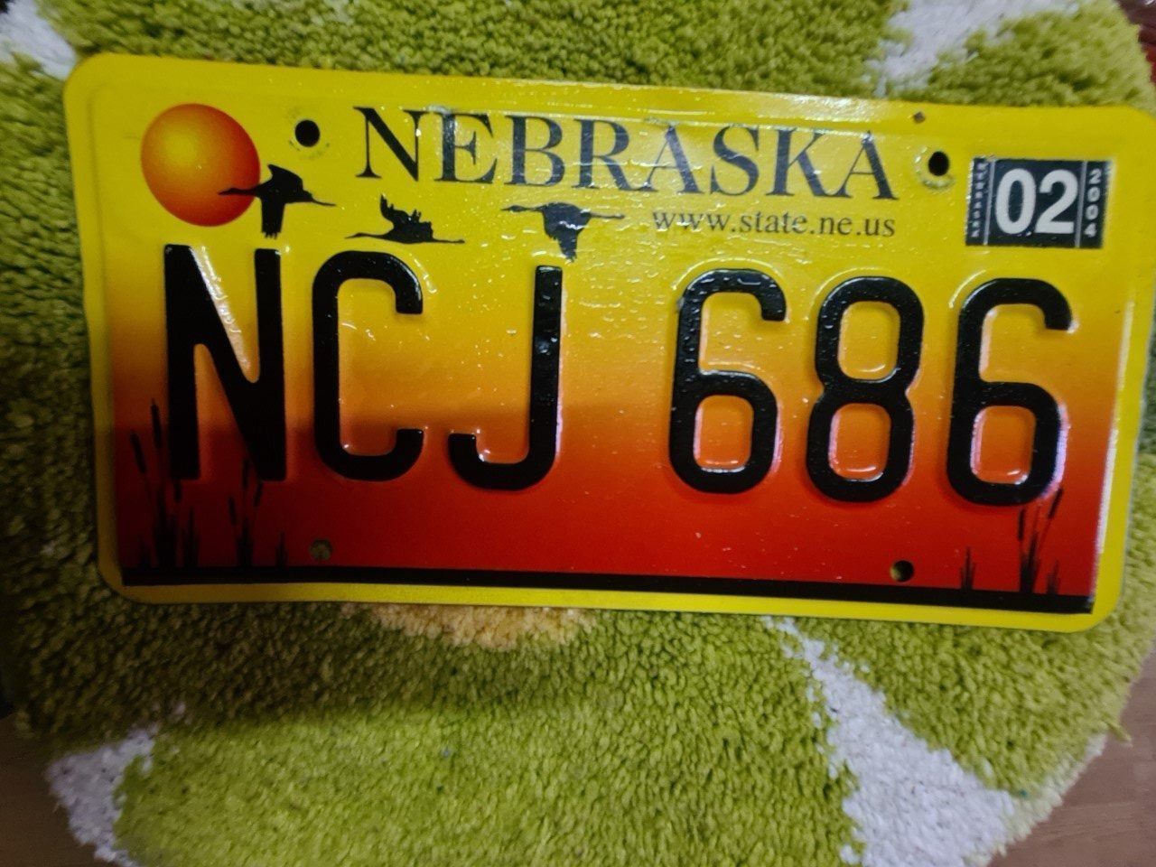 Insegne: Nummernschild USA Nebraska – Usato da Bellerive VD venduto da Hermes5
