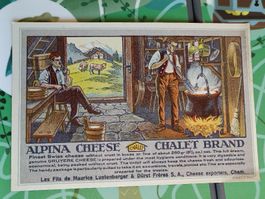 Litho Werbe PK Alpina Cheese Lustenberger & Dürst - Cham ZG 