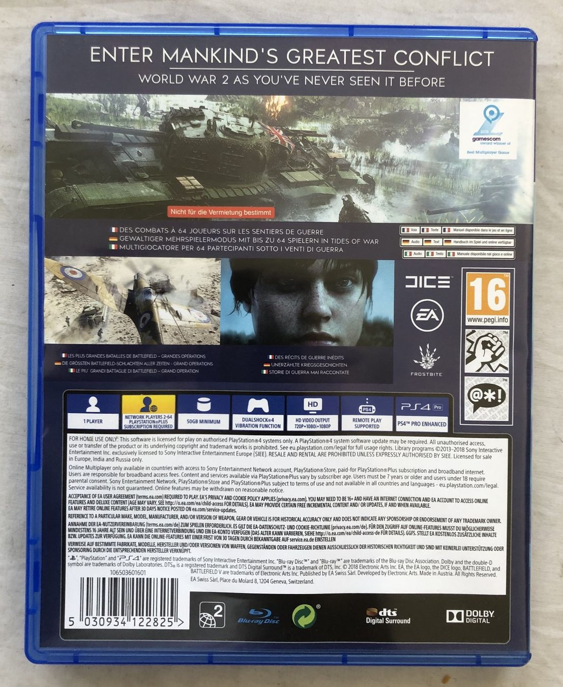 Jeux: PS4 - BATTLEFIELD V – D'occasion à Schaffhausen par durruti 2