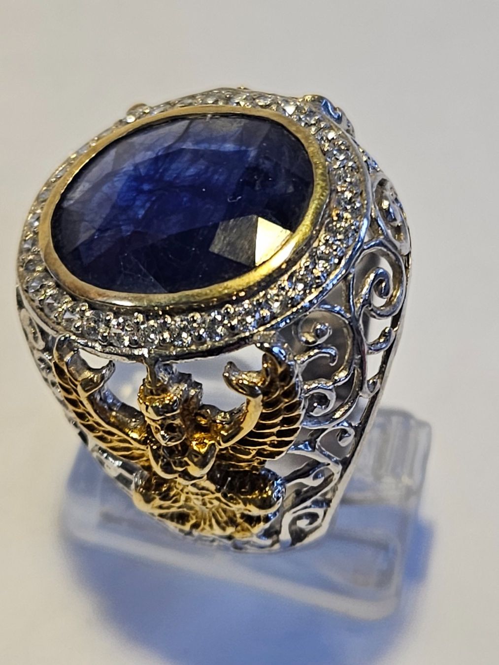 Anelli: Safir Fingerring – Nuovo (secondo la descrizione) da Zürich venduto da adriben