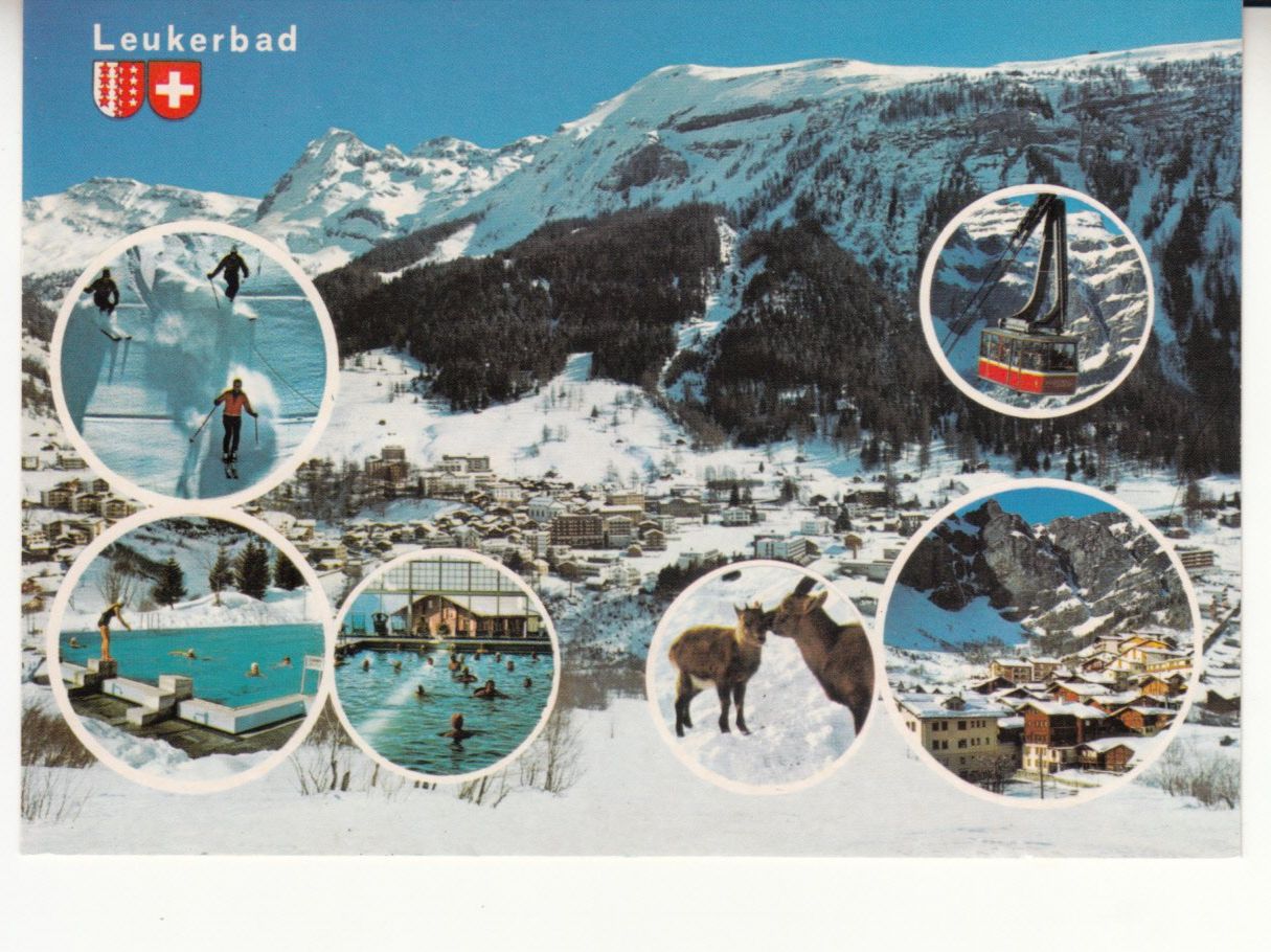 Cartoline postali: Leukerbad ca. 1980 – Usato da Bürglen TG venduto da StampGraf