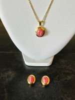 Collier et boucle d’oreille en argent 925 vermeil