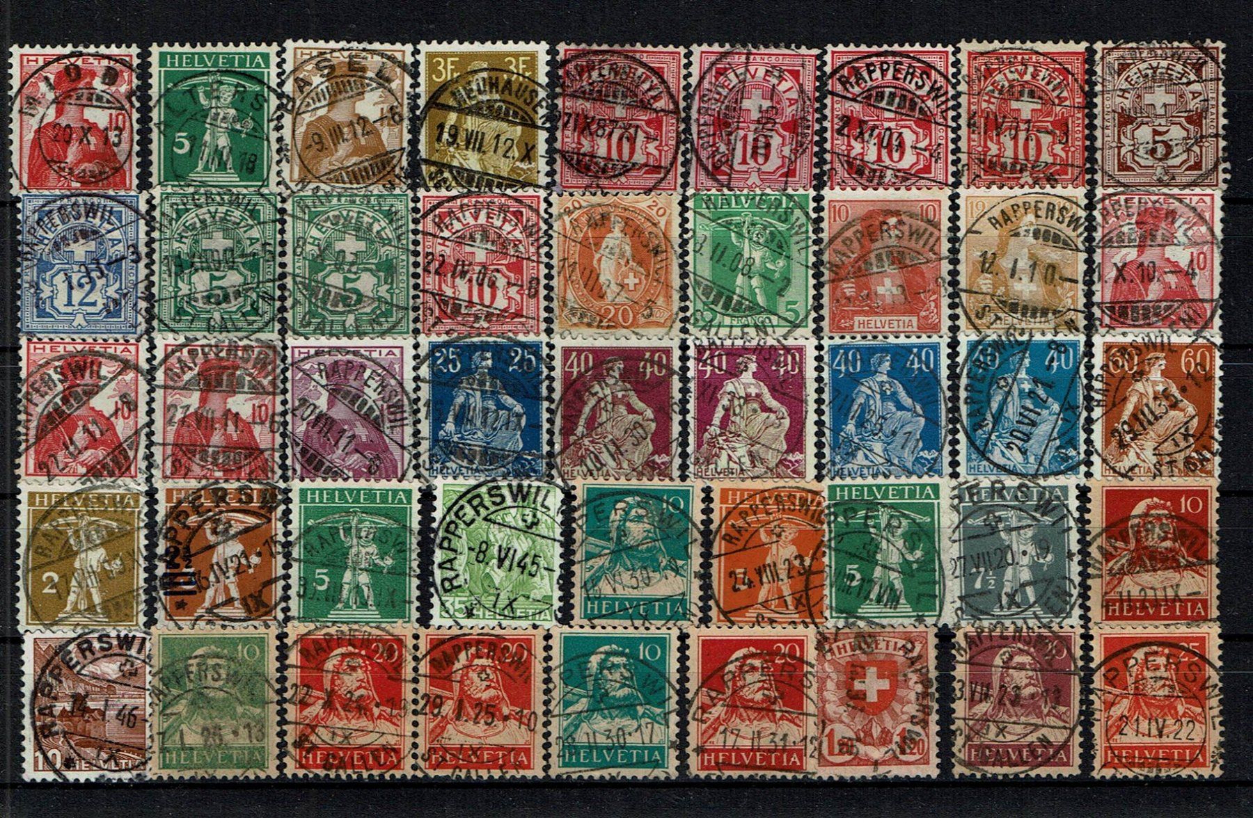 Tutti i francobolli: Lot 29 Belles oblitérations – Usato da Neuchâtel venduto da yacamoto