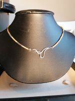 Collier Weiss- und Gelbgold