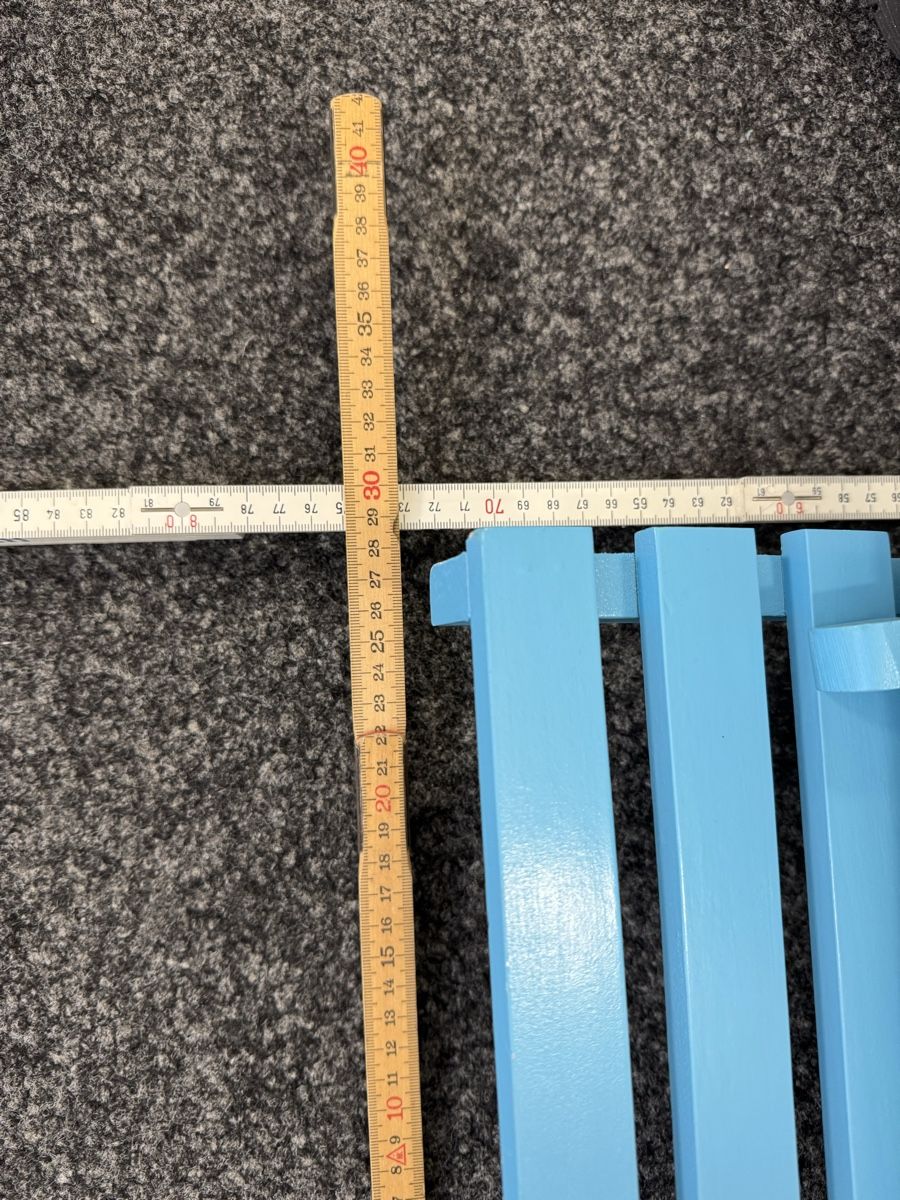Stühle: Klappstuhl Holz blau für Kinder oder als Deko – Gebraucht aus Riken AG von m-forever 3