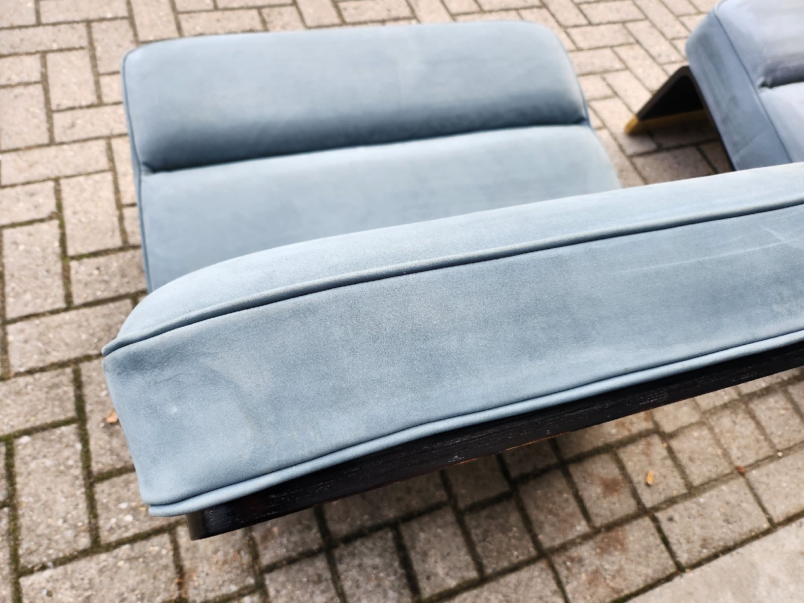Baxter Poltrone: Baxter - Greta chairs in Kashmir leder - set von 2 – Usato da Gelderland venduto da HermsenDesign 5