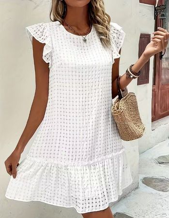⚜️🤍 Sommerkleid, weiss, Gr. M - NEU