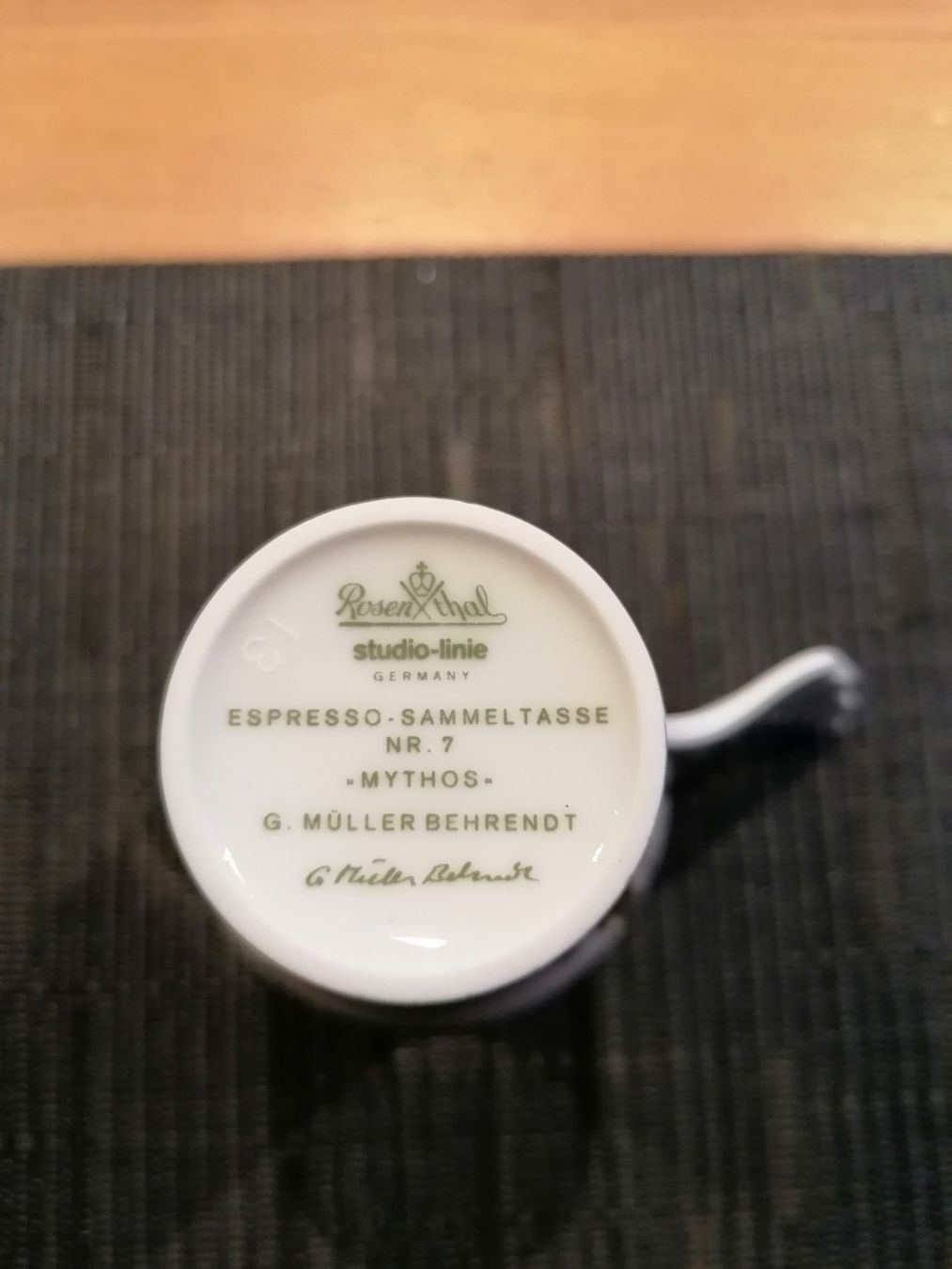 Rosenthal Tassen: 2-teilige Sammlertasse Versace "Mythos" Nr. 7, Rosenthal – Neu (gemäss Beschreibung) aus Rudolfstetten von Bubu25 2