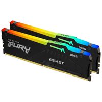 Kingston FURY Beast RGB 2 x 32GB, 5200 MHz, DDR5-RAM, DIMM