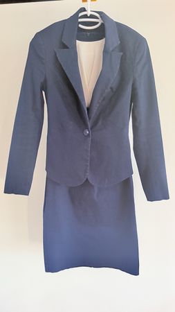 Damen Anzug: Kleid und Blazer Grösse 32 2-teilig