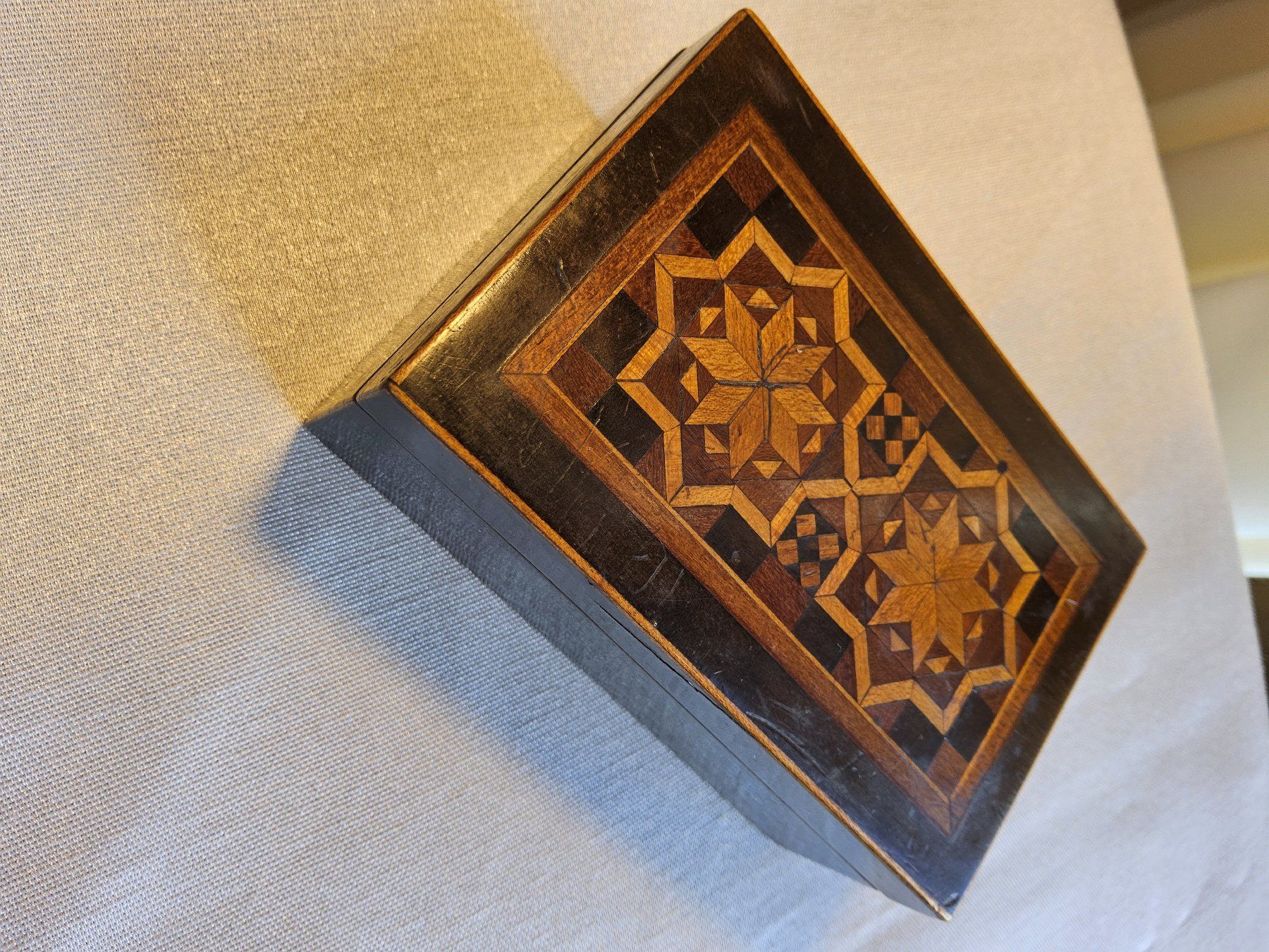 Dosen: Antike Holzbox Tunbridge Wells Kent, ca 1880 – Gebraucht aus Zürich von gutsan 5