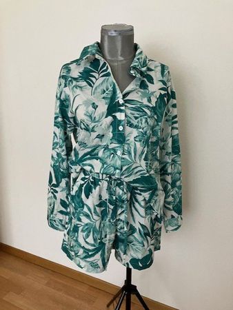 Ensemble d'été à motifs tropicaux, taille M