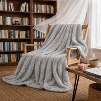 NEU Bonny Home Welsoft Decke Grau 185x220 cm