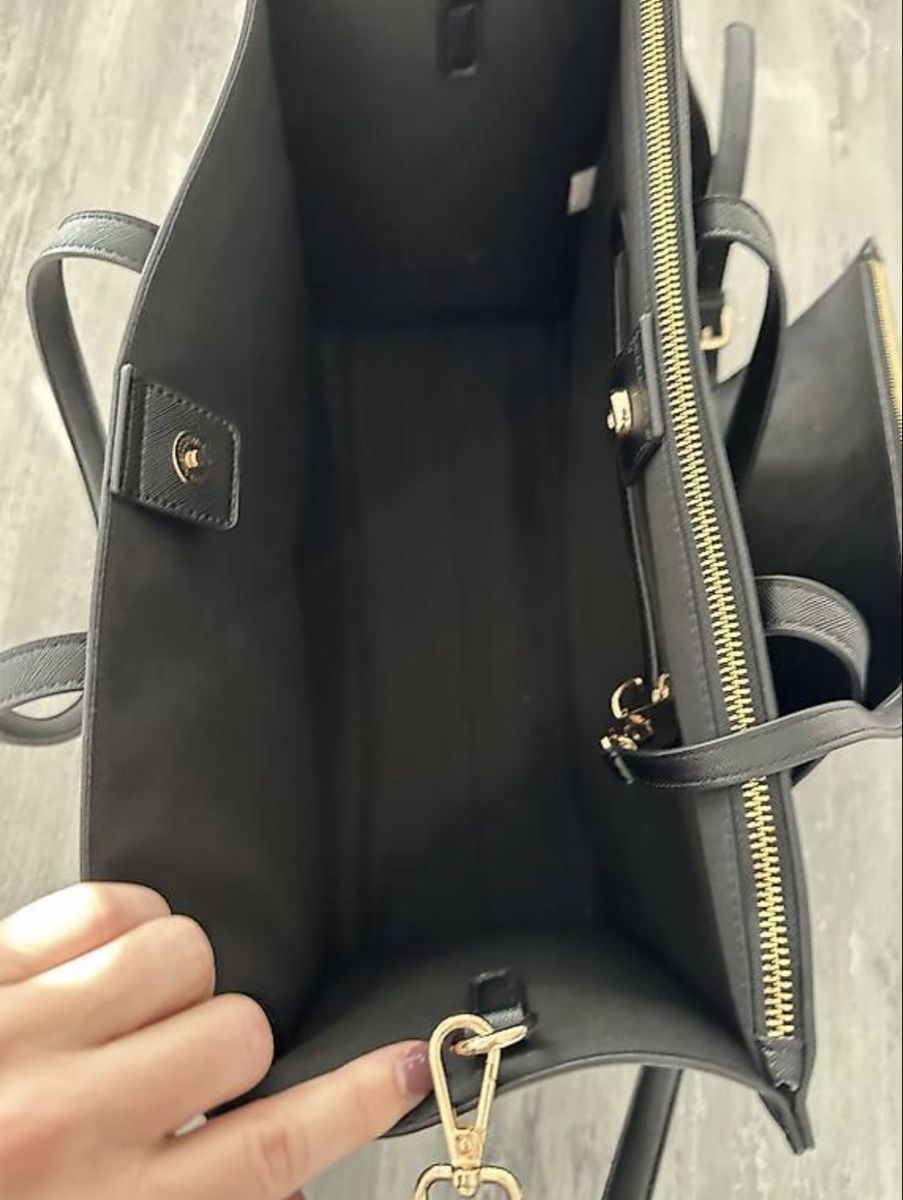 Manor Borse da donna: Elegante schwarze Handtasche, geräumig – Nuovo (secondo la descrizione) da Altendorf venduto da Naishra 2