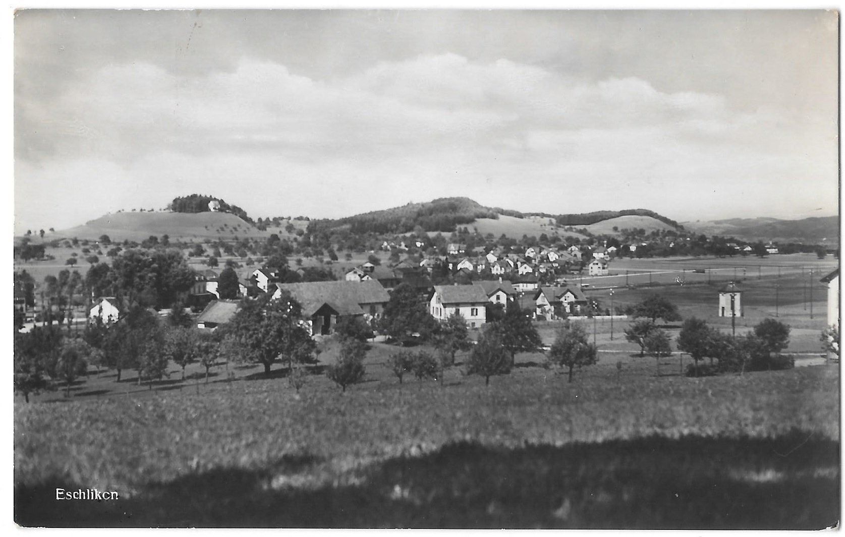 Cartoline postali: Eschlikon Gesamtansicht Feldpoststempel – Usato da Olten venduto da clotaldi