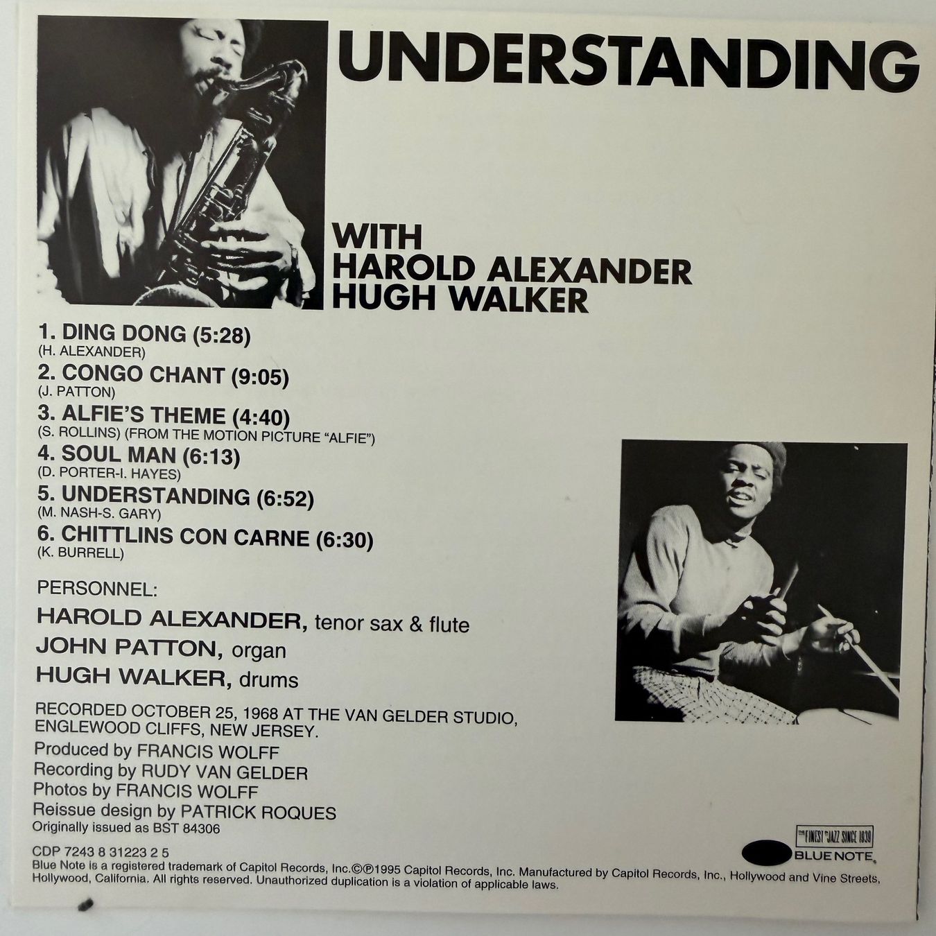 CD: John Patton – Understanding (CD Blue Note) Alexander/ Walker – Usato da Zug venduto da Mirare9 1