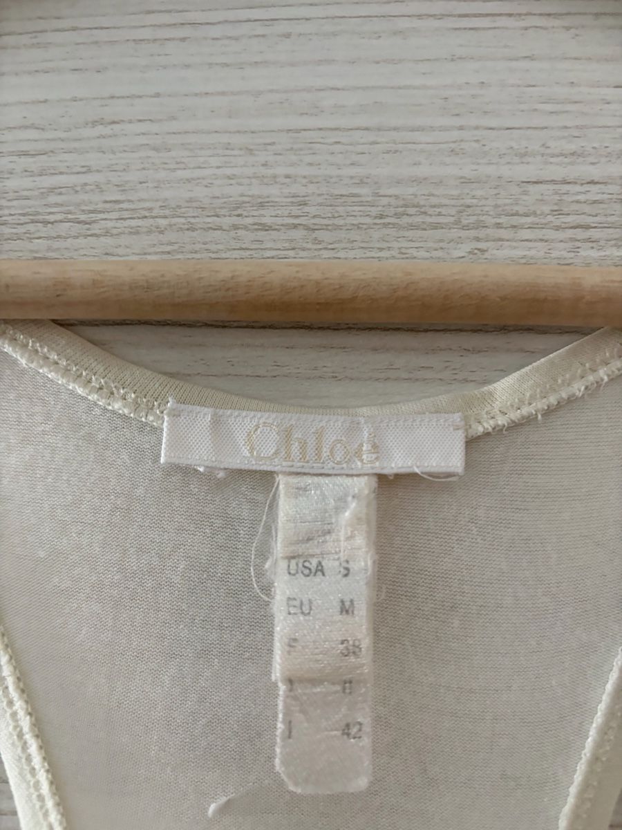 Chloé Top: Chloe Top, White, Size Small – Nuovo (secondo la descrizione) da Sorengo venduto da dis_tfq6 1