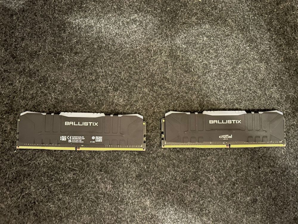 Barrettes RAM Crucial Ballistix DDR4 2666MHz - 16 Go (2x8 Go) - Accessoires informatique