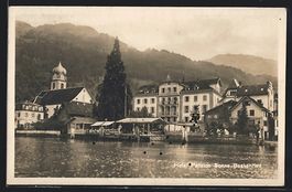 AK Beckenried, Hotel Pension Sonne, 1926