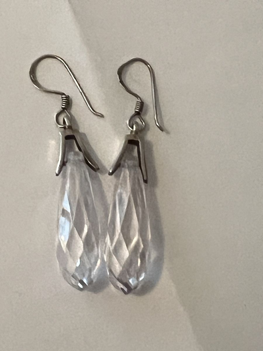 Ohrringe & -stecker: Bergkristall Silber Ohrhringe – Gebraucht aus Wabern von La-Vitrine 3