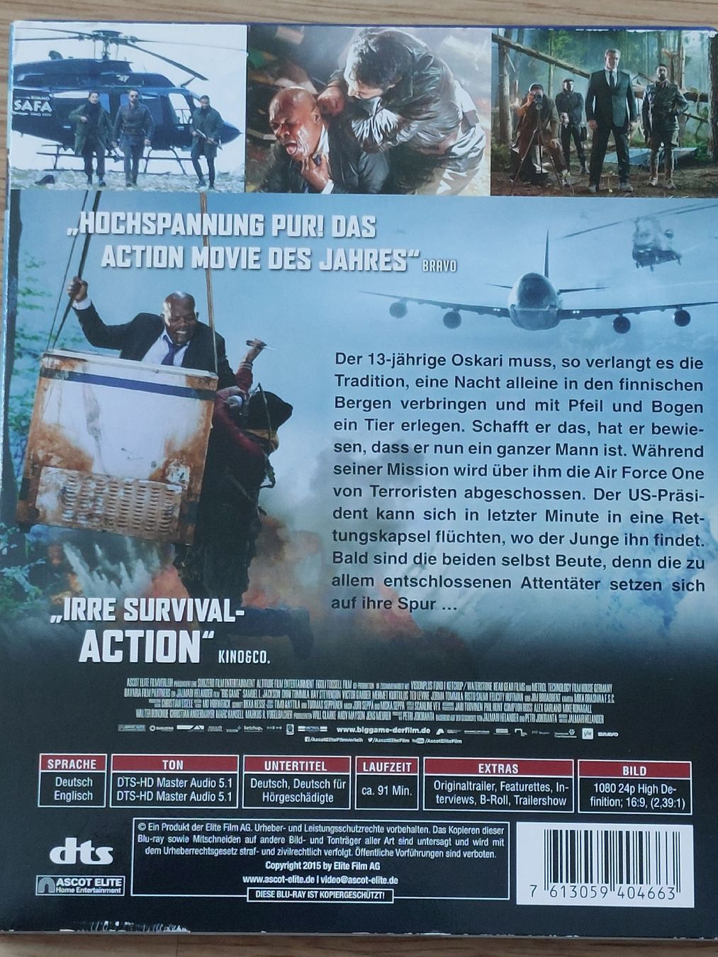 Tutti i DVDs: Samuel L. Jackson in Big Game – Nuovo (secondo la descrizione) da Zürich venduto da Collector69 1