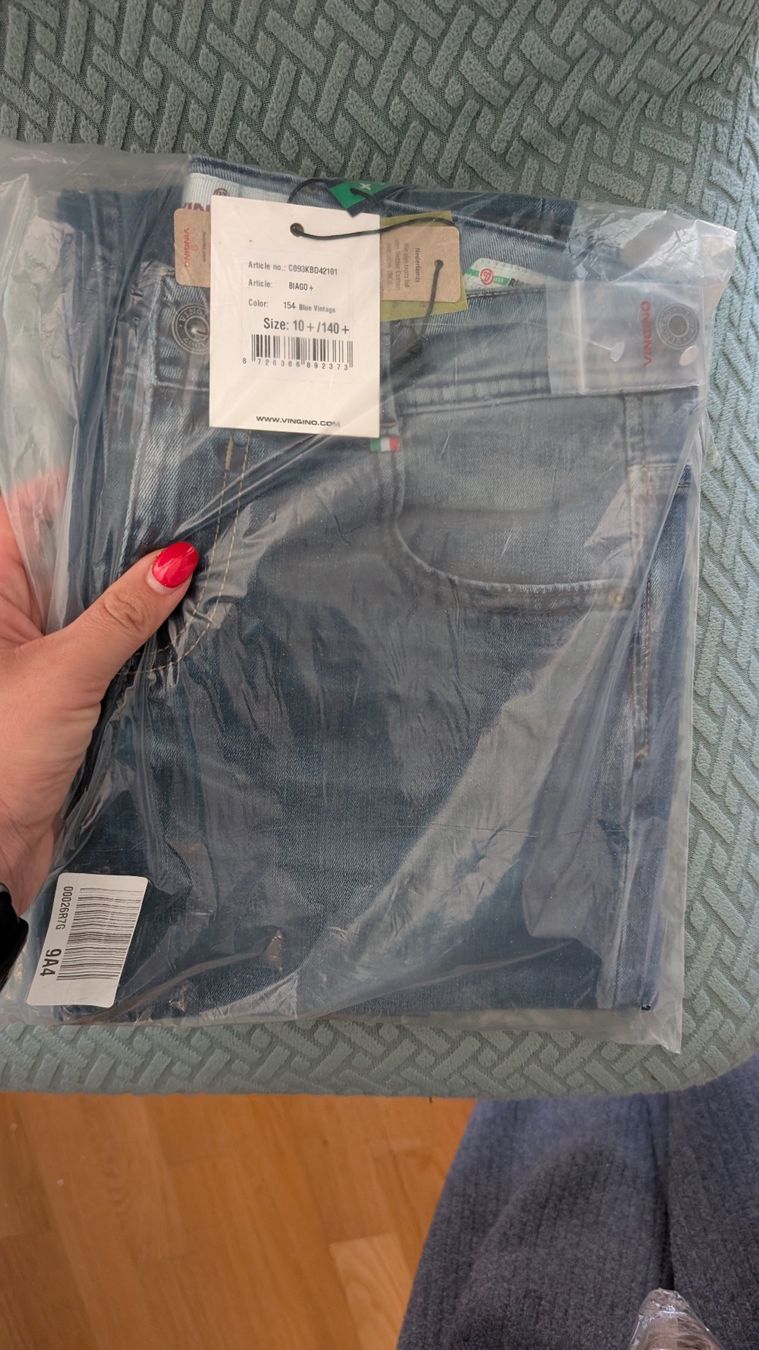 Pantaloni: Jeans Hose neu gr.140, Junge – Nuovo (secondo la descrizione) da Winkel venduto da AlinaAru