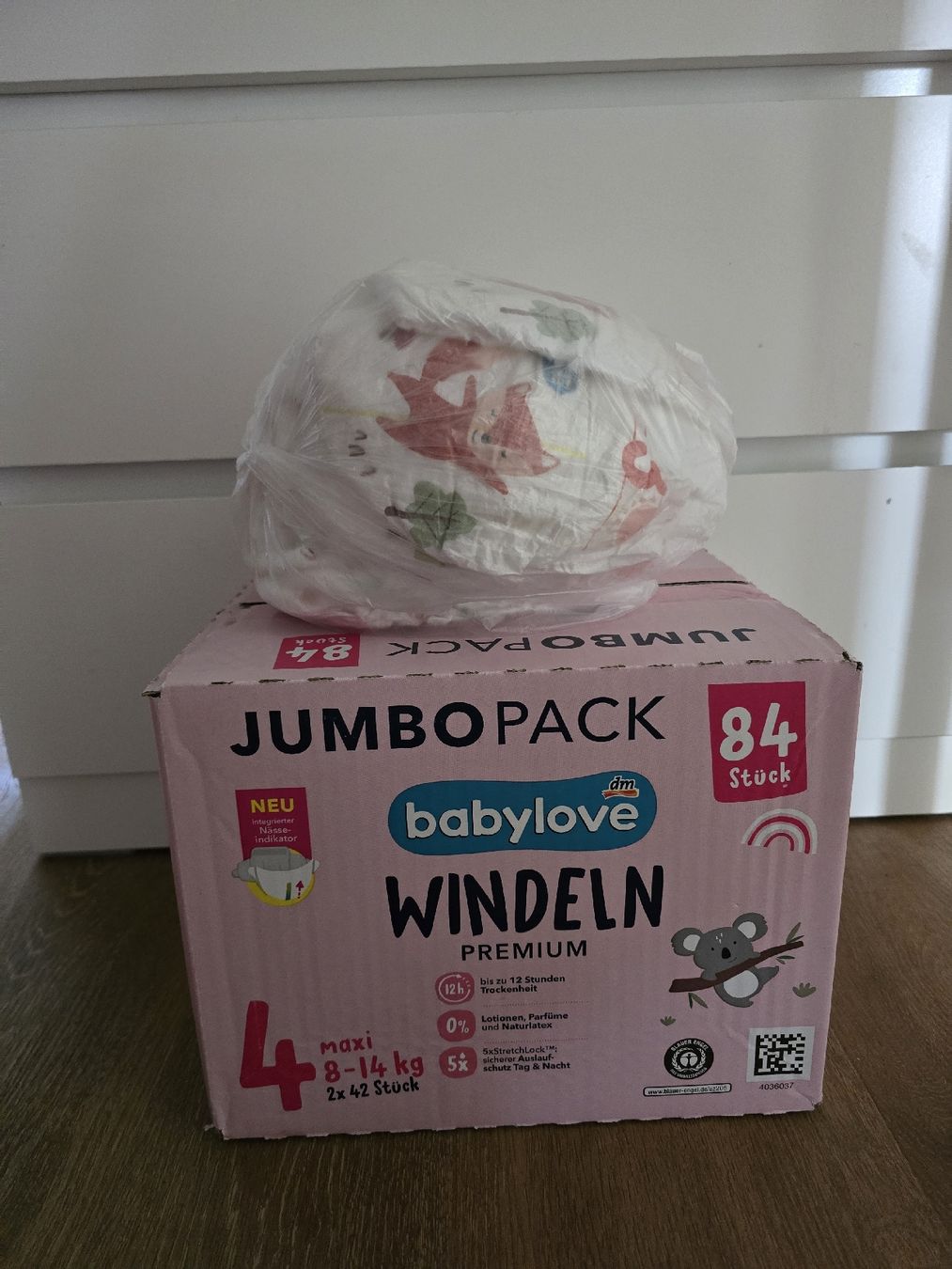 Bacs à couches & couches: 103 Stück Babylove Windeln Grösse 3  – Neuf (Voir description) à Zug par nic_wlj8