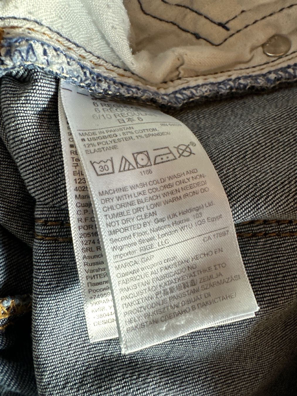 Gap Jeans: GAP True Skinny Gr. 28R – Usato da St. Gallen venduto da mai_gd7k 3