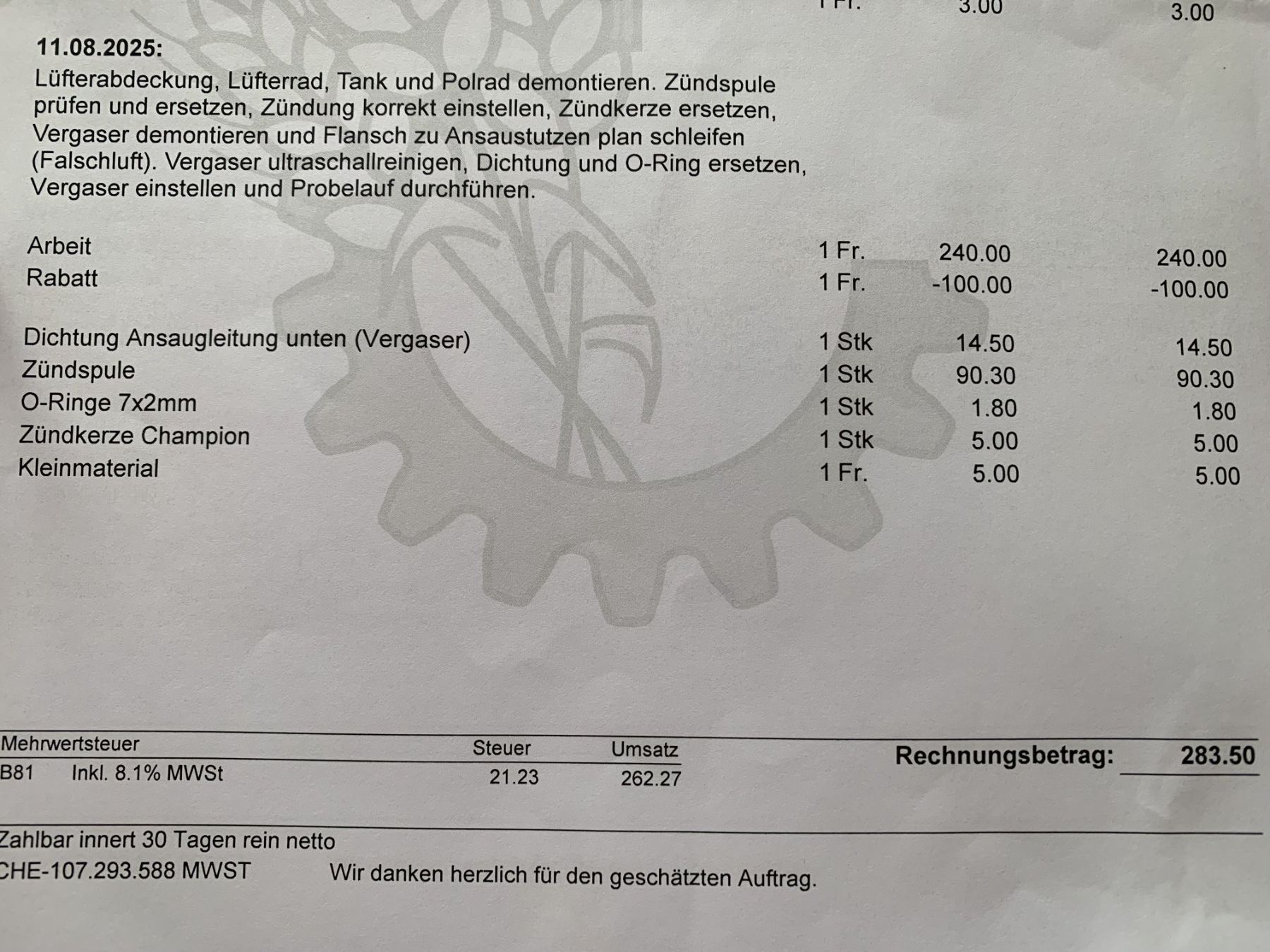 Rapid Tutte le macchine: Motormäher Rapid 203 – Usato da Benken SG venduto da niwrega 5