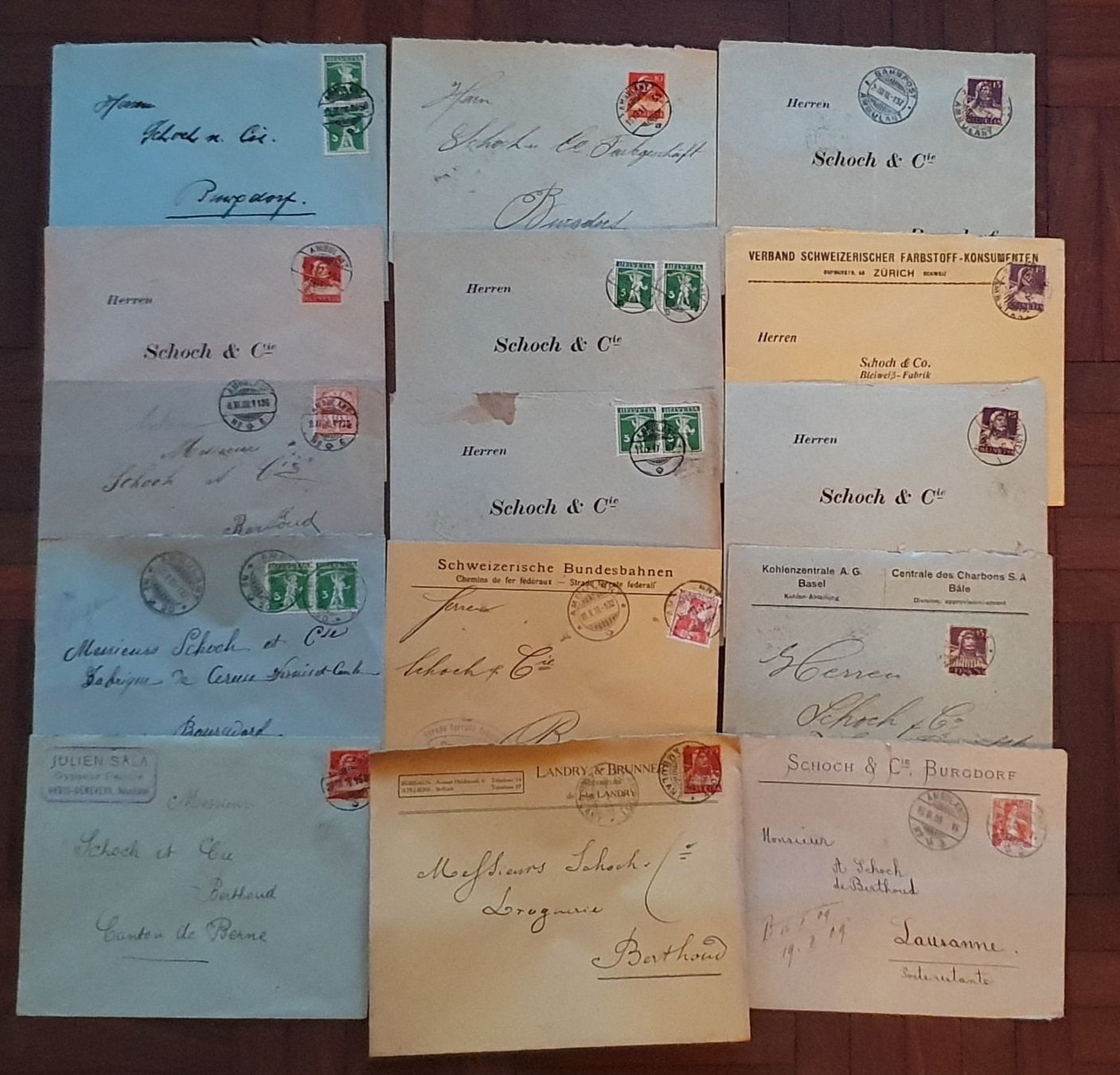 Tutti i francobolli: 90 Bahnpostbriefe – Usato da Kreuzlingen venduto da Rschweiz1 3