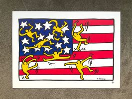🔵 Keith Haring Druck American Music Festival New York City
