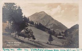 Partie im Kienthal gegen den Niesen, Fotokarte gelaufen 1921