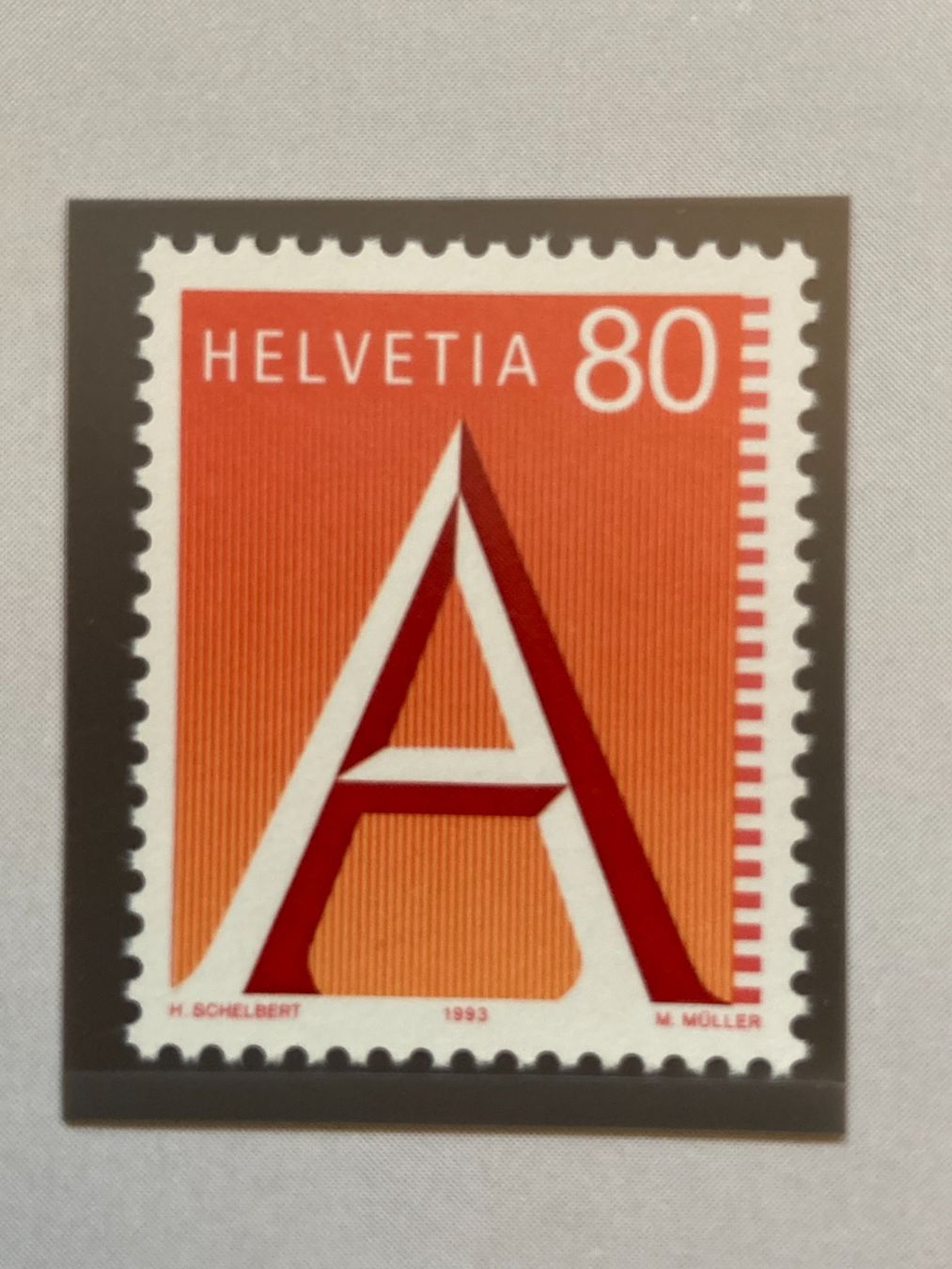 Tutti i francobolli: Schweiz 1993 Einzelmarke A für A-Post postfrisch – Nuovo (secondo la descrizione) da Liestal venduto da schnueps
