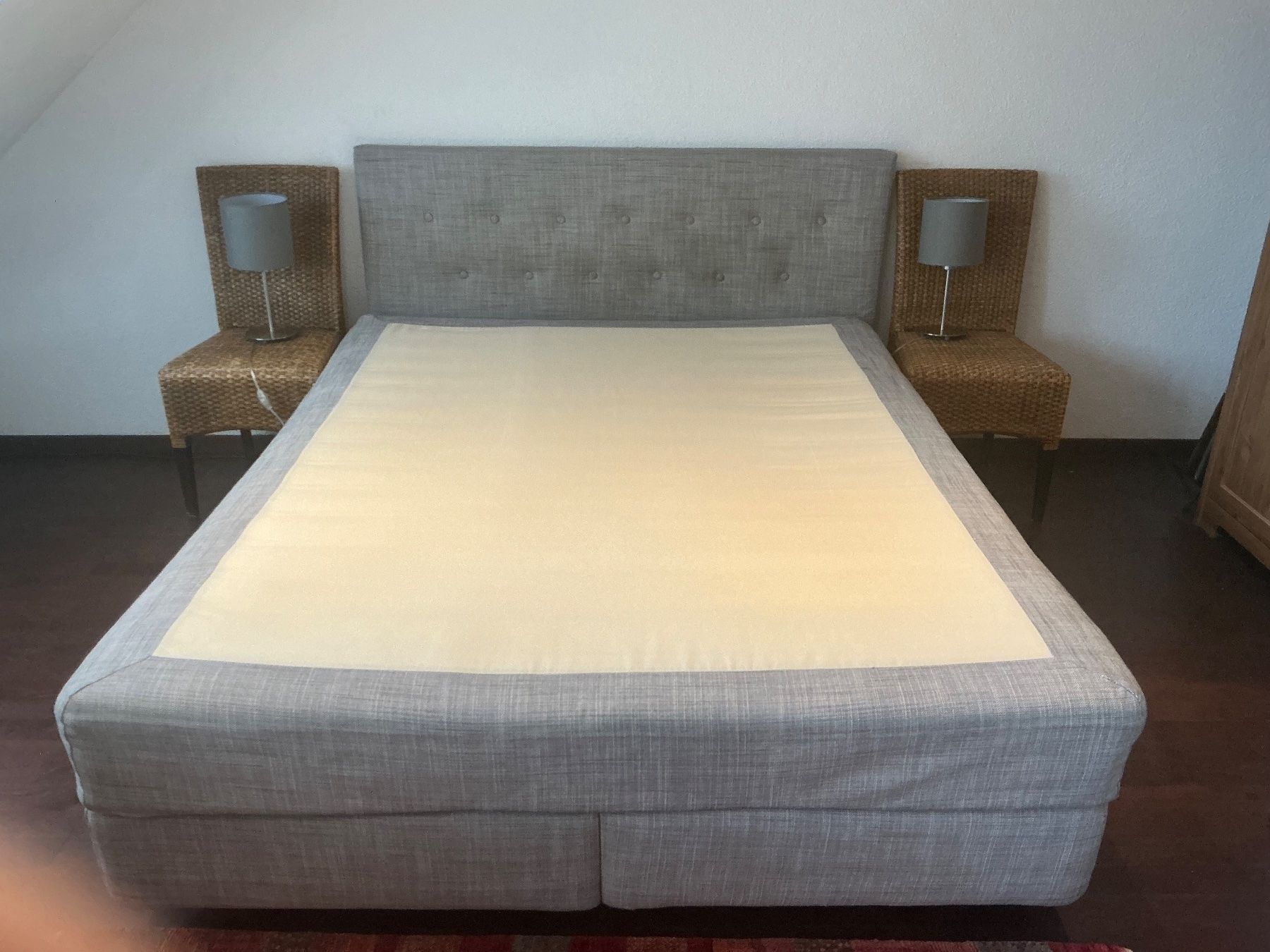 Ikea Lits: IKEA Boxspringbett – D'occasion à Zufikon par wbk_fmv9