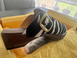 Tod's Sandalen Zebra-Look Gr.35 Neu