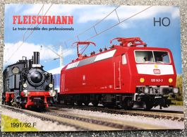 Catalogue Fleischmann, 1991/1992, HO, en français