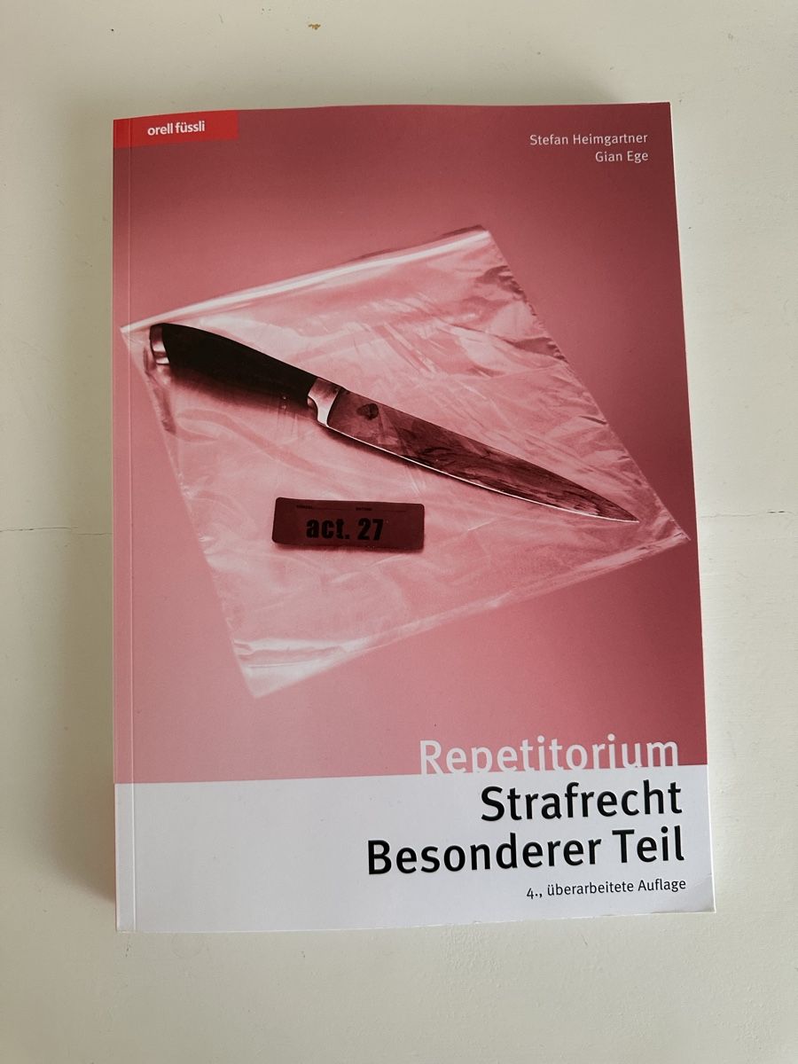 Libri: Repetitorium Strafrecht - Besonderer Teil – Nuovo (secondo la descrizione) da Schmitten FR venduto da sif_kk9p