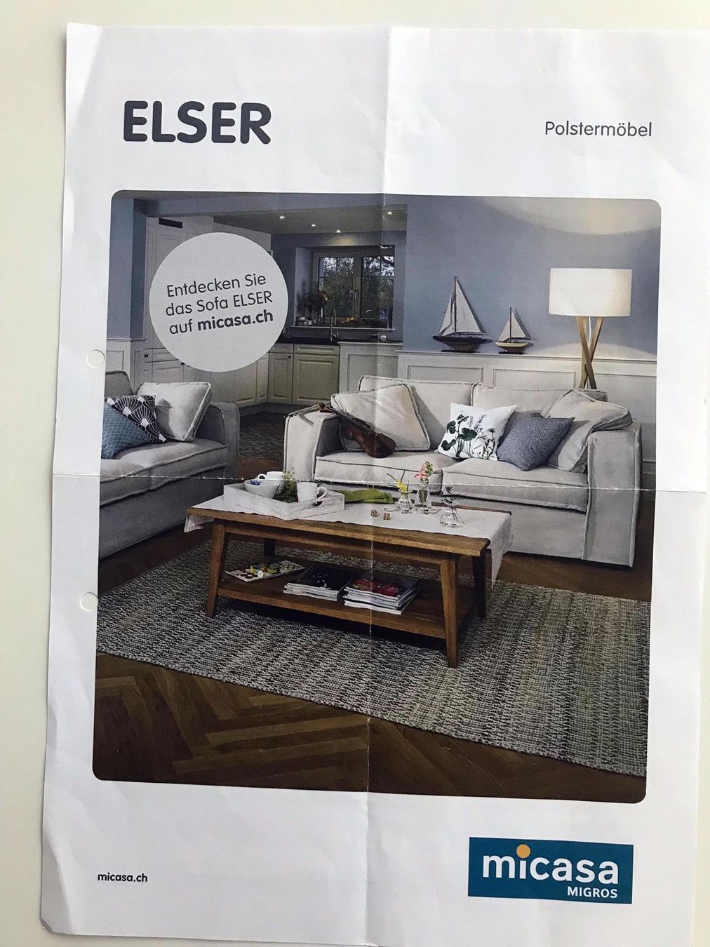 Micasa Divani: MICASA Sofa 2,5-Sitzer, neu – Nuovo (secondo la descrizione) da Egg b. Zürich venduto da chimago 7