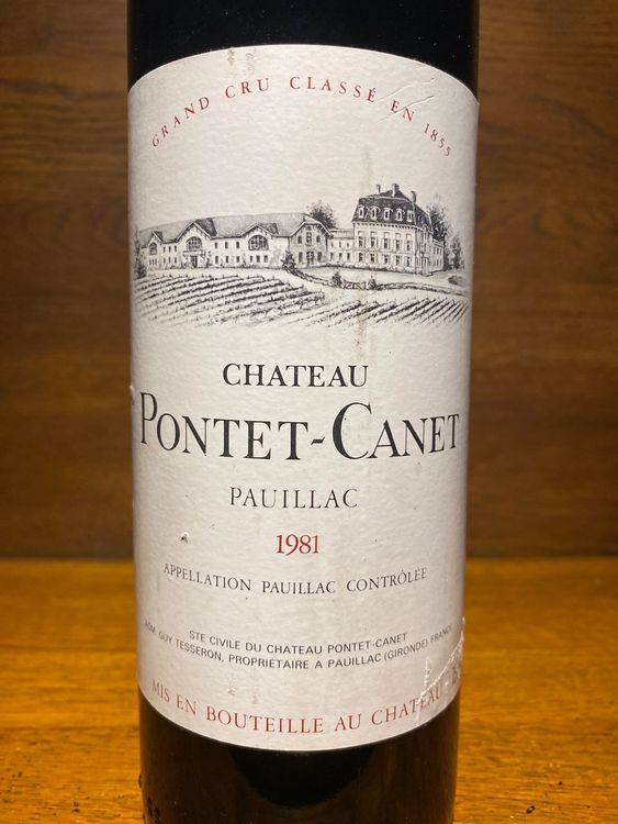 Pontet-Canet  Wein: Château Pontet-Canet 1981, Pauillac – Neu und originalverpackt aus Muttenz von exclusive_wines 3