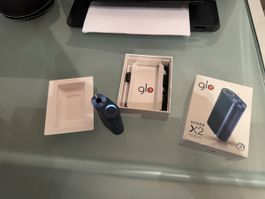 Glo Hyper X2 Tabakerhitzer dunkelblau mit Zubeh"r neu