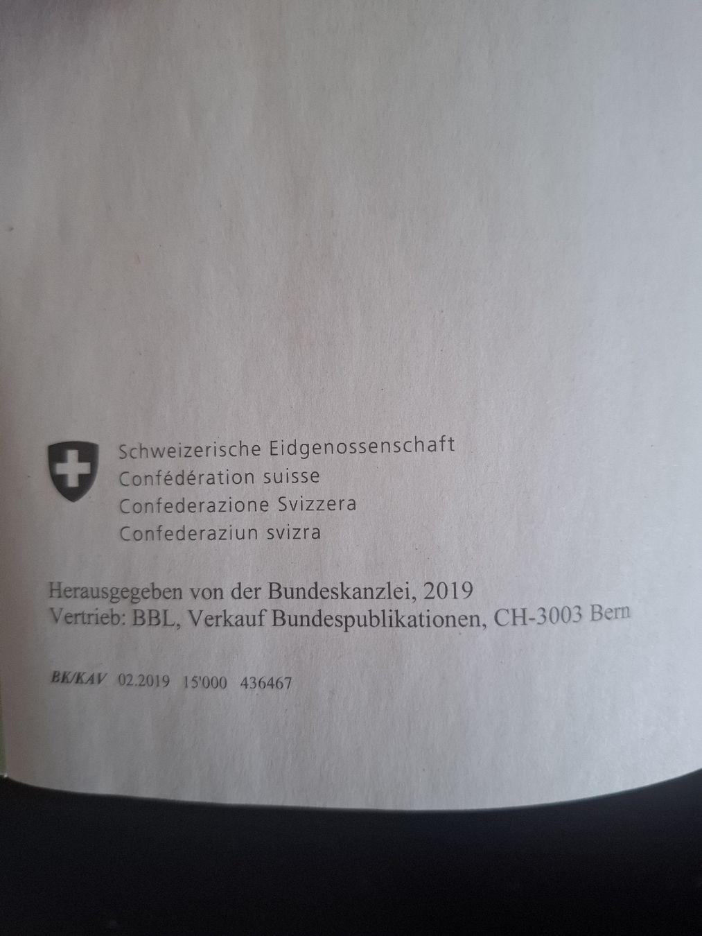 Bücher: Schweizerisches Zivilgesetzbuch • Ausgabe 2019 – Gebraucht aus Ottenbach von Rasenmaeeher 1