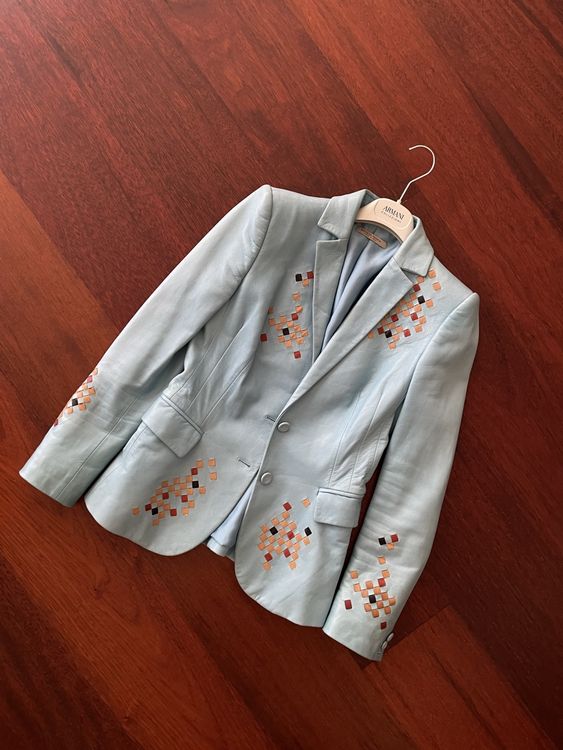 Veste En Cuir Véritable Femme Taille 42 Marron - Occasion Très Bon état, Style Vintage, Fermeture éclair