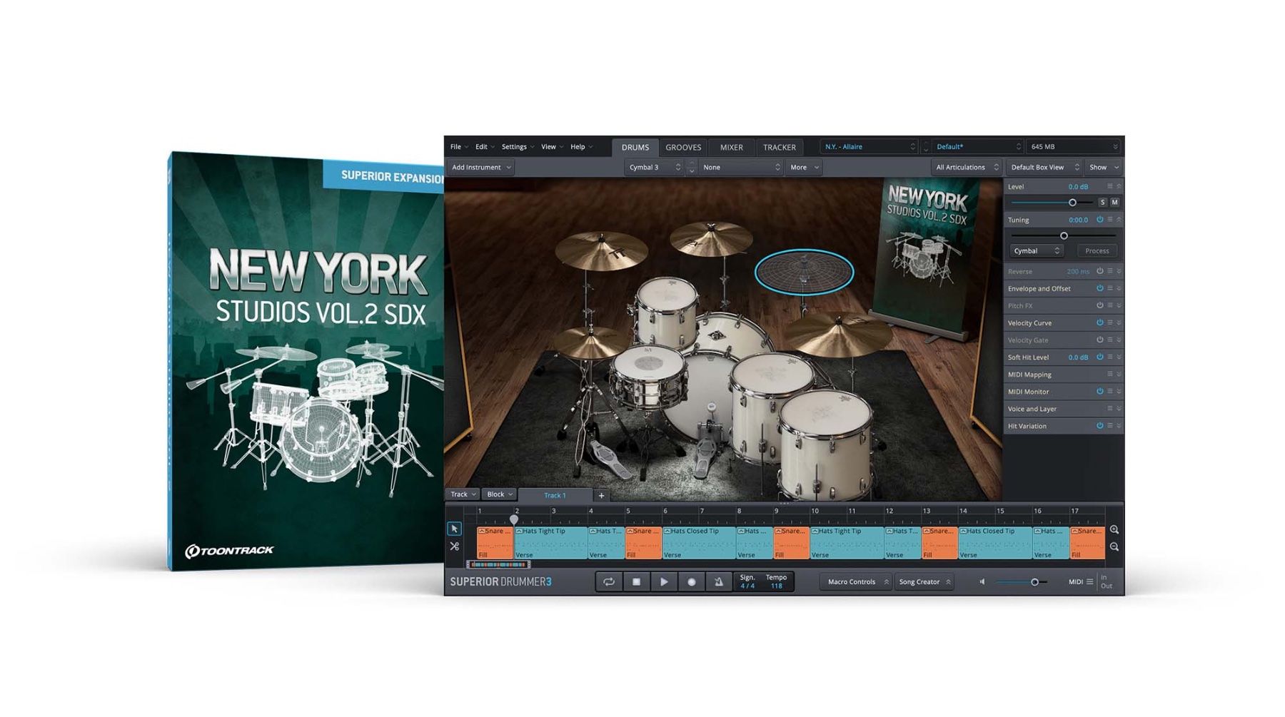 Software: TOONTRACK NEW YORK STUDIOS VOL.2 SDX – Nuovo e nell'imballaggio originale da Petit - Lancy venduto da Klettos 1
