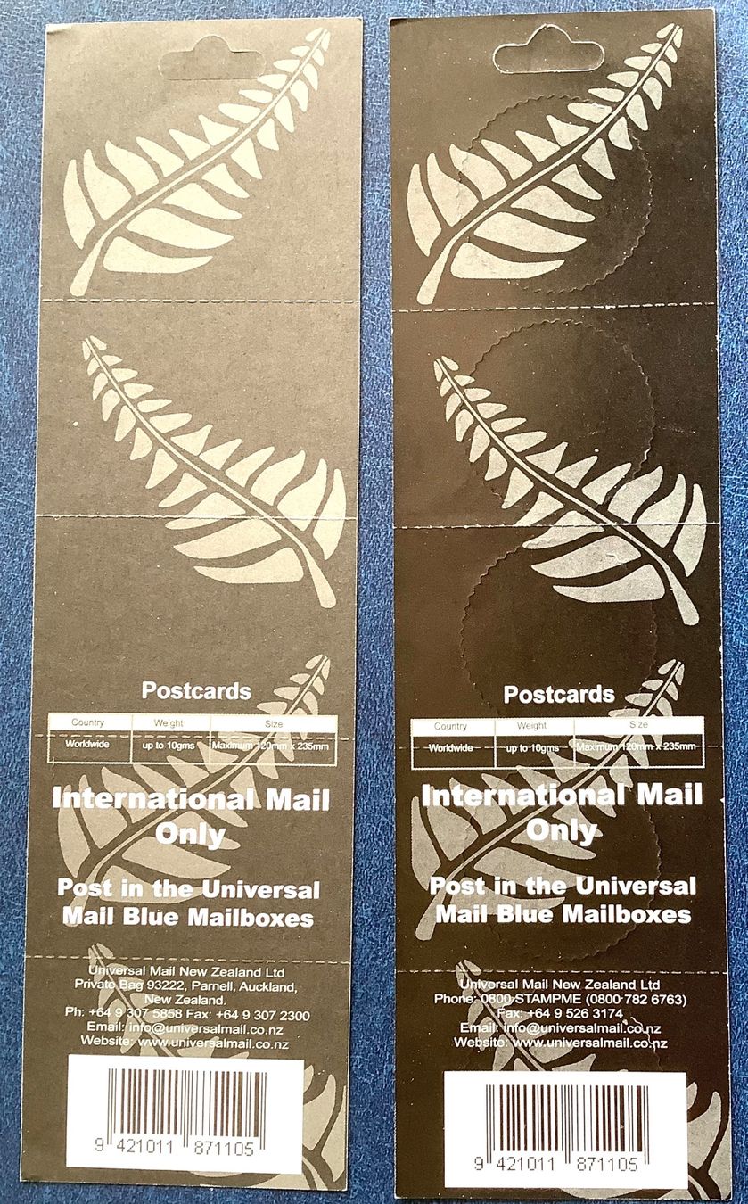 Tutti i francobolli: 2011 Neuseeland 2 Markenheftchen ** Only International Mail – Nuovo (secondo la descrizione) da Liestal venduto da Skunk02 1