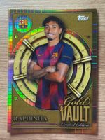 Soccer Raphinha GOLD VAULT Topps Team Set 2025