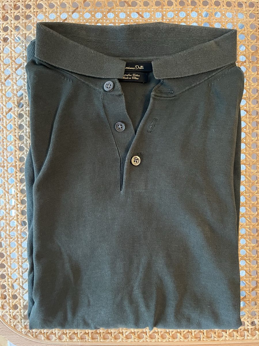 Massimo Dutti Magliette Polo: Poloshirt, dunkelgrün, Gr. M, Massimo Dutti – Usato da St. Gallen venduto da Gloom22 3